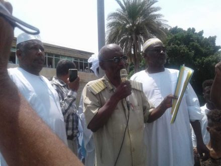 ‎ وقفة احتجاجية بحلفا الجديدة