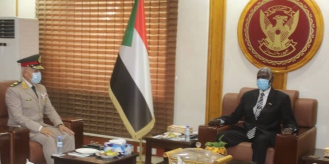 وزير الدفاع يلتقي رئيس الأركان المصري