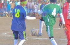 القضارف تشهد اول مباراة  نسائية في كرة القدم