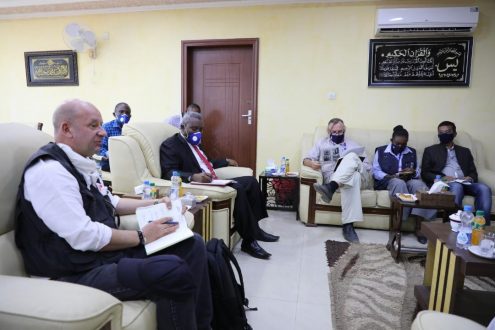 والى القضارف يستقبل وفد برنامج الأمم المتحدة الإنمائى بالسودان