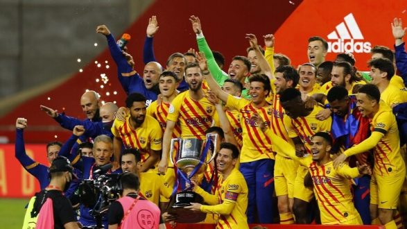 برشلونة يكتسح أتلتيك بيلباو ويتوج بلقب بطل كأس ملك إسبانيا