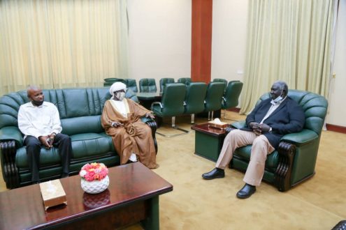 عضو مجلس السيادة مالك عقار يلتقي سلطان مايرنو