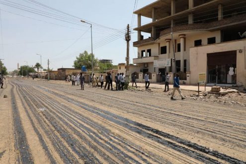 القضارف تشيَد عددا من الطرق الداخلية