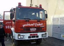 الدفاع المدني يحتوي حريق بمتاجر بالسوق الشعبي الخرطوم