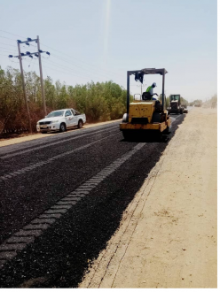 وزير التنمية العمرانية يشهد صيانة وتأهيل الطرق القومية بالجزيرة