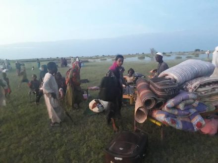 سيول جارفة تغمر اجزاء واسعة من الجبلين