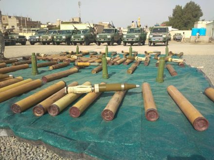 ضبط متفجرات بمنطقة جنوب سواكن