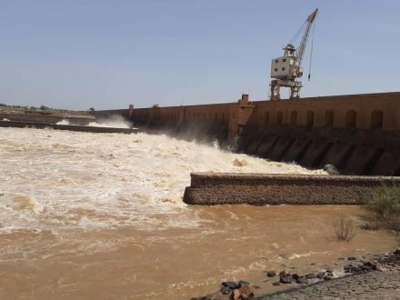 انخفاض منسوب النيل الأزرق بسنجة وارتفاع جديد في منسوب الدندر