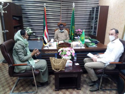 والي جنوب دارفور يبحث مشاريع فض النزاعات