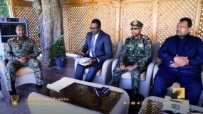 البرهان يلتقي وفد حركة العدل والمساواة السودانية