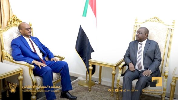 عضو السيادي صلاح الدين آدم تور يلتقي وزير التعليم والتربية الوطنية