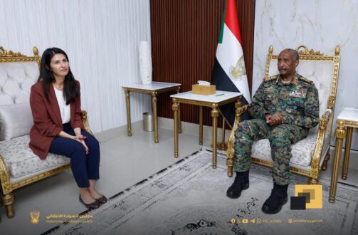 البرهان يلتقي وزيرة الدولة بوزارة الخارجية الألمانية