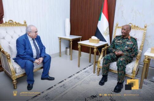 البرهان يلتقي المبعوث الخاص للأمين العام للأمم المتحدة