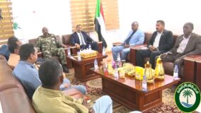 والي الشمالية يستقبل وزير الشباب والرياضة والوفد المرافق له