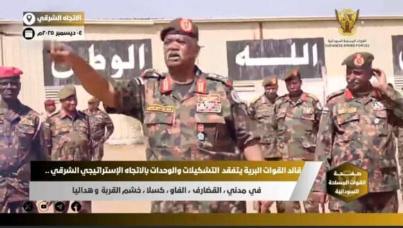 قائد القوات البرية يتفقد الوحدات العسكرية بالاتجاه الإستراتيجي الشرقي