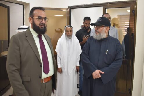 وفد الإدارة العامة لمؤسسة البصر العالمية يقف ميدانيًا على جاهزية مستشفى مكة