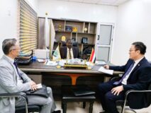 وكيل التخطيط بالمالية يلتقي القائم بأعمال السفارة الصينية بالسودان