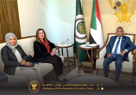 السفير عدوي يستقبل ممثلة مفوضية الأمم المتحدة لشؤون اللاجئين بالقاهرة