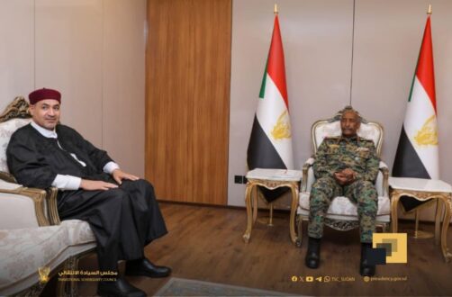 البرهان يلتقي سفير ليبيا لدى السودان