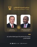 البرهان يجري اتصالاً هاتفياً مع الرئيس التركي