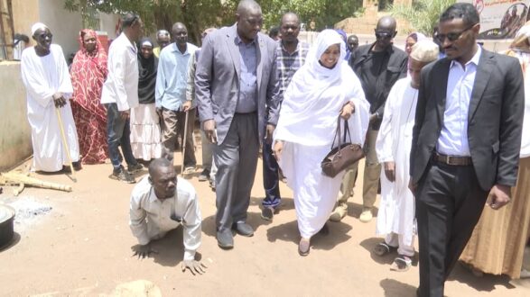 د. نوارة أبومحمد تتفقد المنظمة الشبابية الخيرية للإعاقة وتؤكد دعمها لمشاريع الإعمار