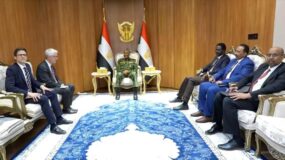 البرهان يلتقي وفد برلماني فرنسي