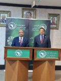 السفير عثمان أبوفاطمة يلتقي رئيس البرلمان الأفريقي