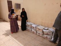 برعايه فريني مجلس الأشخاص ذوي الإعاقة يوزع 100سله غذائية لمعاهد ومراكز التعليم الخاصة بالأشخاص ذوي الإعاقة